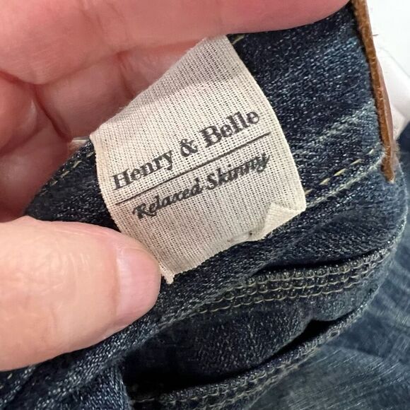 Henry & Belle Ryan Relaxed Skinny jeans Slightly Distressed Sz 27 Women’s NWT - Picture 4 of 9